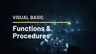 Functions Procedures in Visual Basic