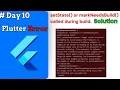 setState or markNeedsBuild called during build Failed assertion line pos context null