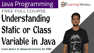 Understanding Static or Class Variable in Java Lesson 45 Java Programming