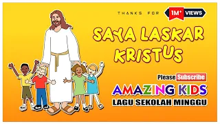 Download SEKOLAH MINGGU I SAYA LASKAR KRISTUS I AMAZING KIDS I OFFICIAL LYRIC VIDEO MP3