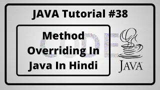 - Method Overriding In Java In Hindi Java Tutorial In Hindi