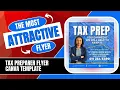 Tax Preparer Flyer Canva Template