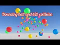 Ball to ball collision and bouncing ball with javascript