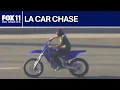 LIVE Police chase underway involving dirt bike