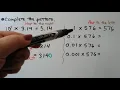 5th Grade Math 4 1 Multiplication Patterns with Decimals