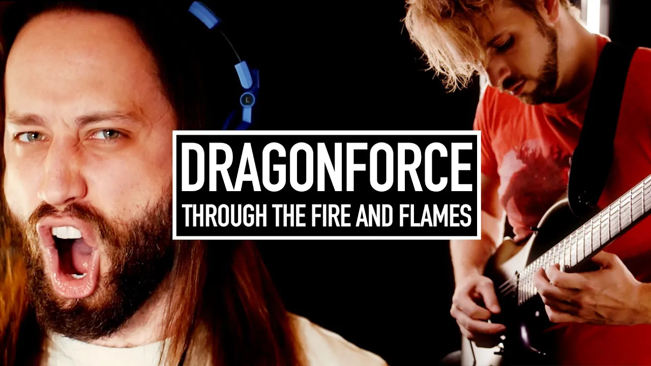 DRAGONFORCE - Through the Fire and Flames (Cover by Jonathan Young & RichaadEB)