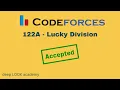 122A - Lucky Division Codeforces Solution Bangla C Language