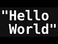 First Java Program Hello World