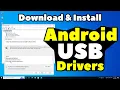 How to Download Install Android USB Driver in Any Windows PC or Laptop