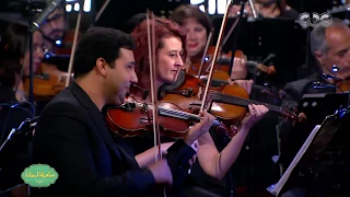 صاحبة السعادة شاهد تجربة اسعاد يونس لقيادة اوركسترا والنتيجة مبهرة 