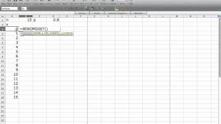Computing the Binomial Distribution with Excel