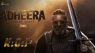 adheera entry scene tamil kgf chapter 2 yash sanjay dutt prashanth neel hombale films