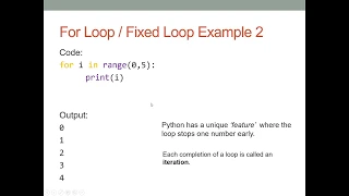 Python Lesson 10 - Fixed Loops