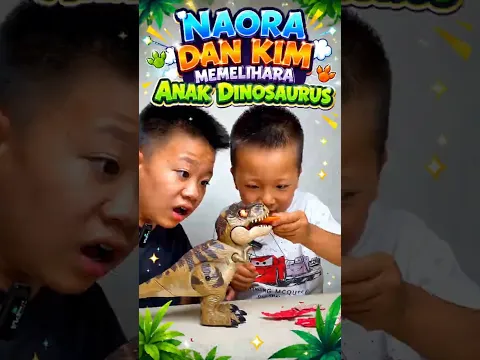 Naora dan kim memelihara anak dinosaurus 🤗 #drama #shorts #fyp #lucu #mainan #dubbing #funny #toys