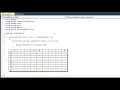 Learn ASP NET C and Visual Studio 2010 Expert Skills Lesson 2-6 Create a multidimensional array