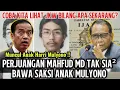 MAMUZz.!! MUNCUL ANAK ALMAR MULYONO, MAHFUD MD BAWA SAKSI DGN SEPAKAT, INILAH PESAN MULYONO⁉️