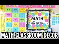 Math Classroom Decoration Inspiration - Favorite bulletin boards