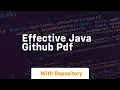 effective java github pdf