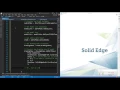 Solid Edge Macro Tutorial with C - 39