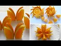 3 WAYS ORANGE Fruit Decorations