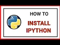 SET UP OF IPYTHON INSTALLATION LATEST 2020 ITTOOLSTRAINING