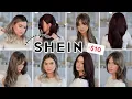TRYING 10 SYNTHETIC SHEIN WIGS
