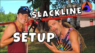 Gibbon Slackline setup [How to]