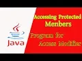 Programming in Java Accessing Protected Members Akib s Tricks BD