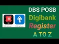 How to Register internat banking DBS POSB Digibank A TO Z