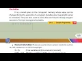 Class 8 Computer Unit 5 Computer Programming Variables Numeric variables String variables