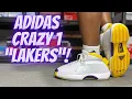 Adidas Crazy 1 Lakers Review On Feet and Comparison to OG