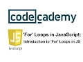 Learn JavaScript with Codecademy Introduction to For Loops in JS