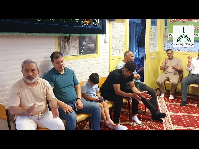 ⁣شب عید غدیر خم در فاطمیه نایمخن سرود زیبا با نوای دلنشین مداح اهل بیت علیهم السلام سید علی اسدی