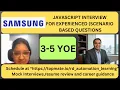 JavaScript Mock Interview for Automation Tester Real QA Automation Questions Answers 2026