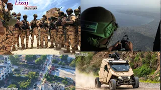 Helicopter Salvador gentan anlè Pòtoprens, Ti Blindé Yagu, Sòlda Tchadyen yo. anpil lapli ap tonbe