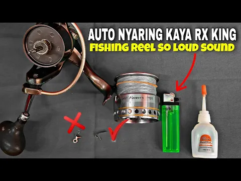 Download MP3 CARA MEMBUAT REEL PANCING BUNYI NYARING | fishing reel so loud sound,how to make a fishing reel loud