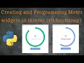 How to Create and Program Analog Meter GUI Widget in Tkinter using ttkbootstrap Library and Python