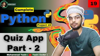 Quiz App in Python Part 2 Display Quiz Questions User Input Python Terminal App