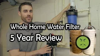 Review After 5 Years Pelican PC600 Whole House Water Filter Carbon Series 