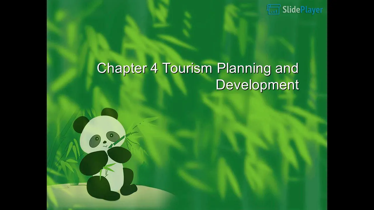 VIDIO PPT TOURISM PLANNING (PROCESS & CONCEPT)