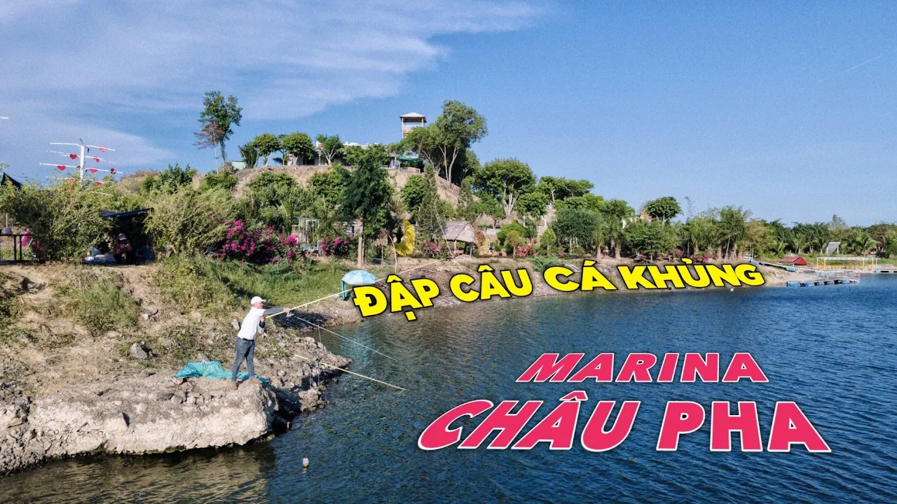Mang Phi Thuyền Đi Câu Cá Tại Đập Bán Tự Nhiên Nhiều Cá Khủng | Marina Châu Pha
