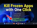 How to Force Quit Frozen Apps in Windows 11 WITHOUT Task Manager 2026 Method
