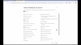 Searching Across Multiple EBSCO Databases Simultaneously
