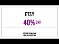 Etsy Discount Code 2025 May
