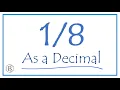Write the as a Decimal