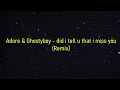 Lagu Adore \u0026 Ghostyboy - did i tell u that i miss u (i can fix him)