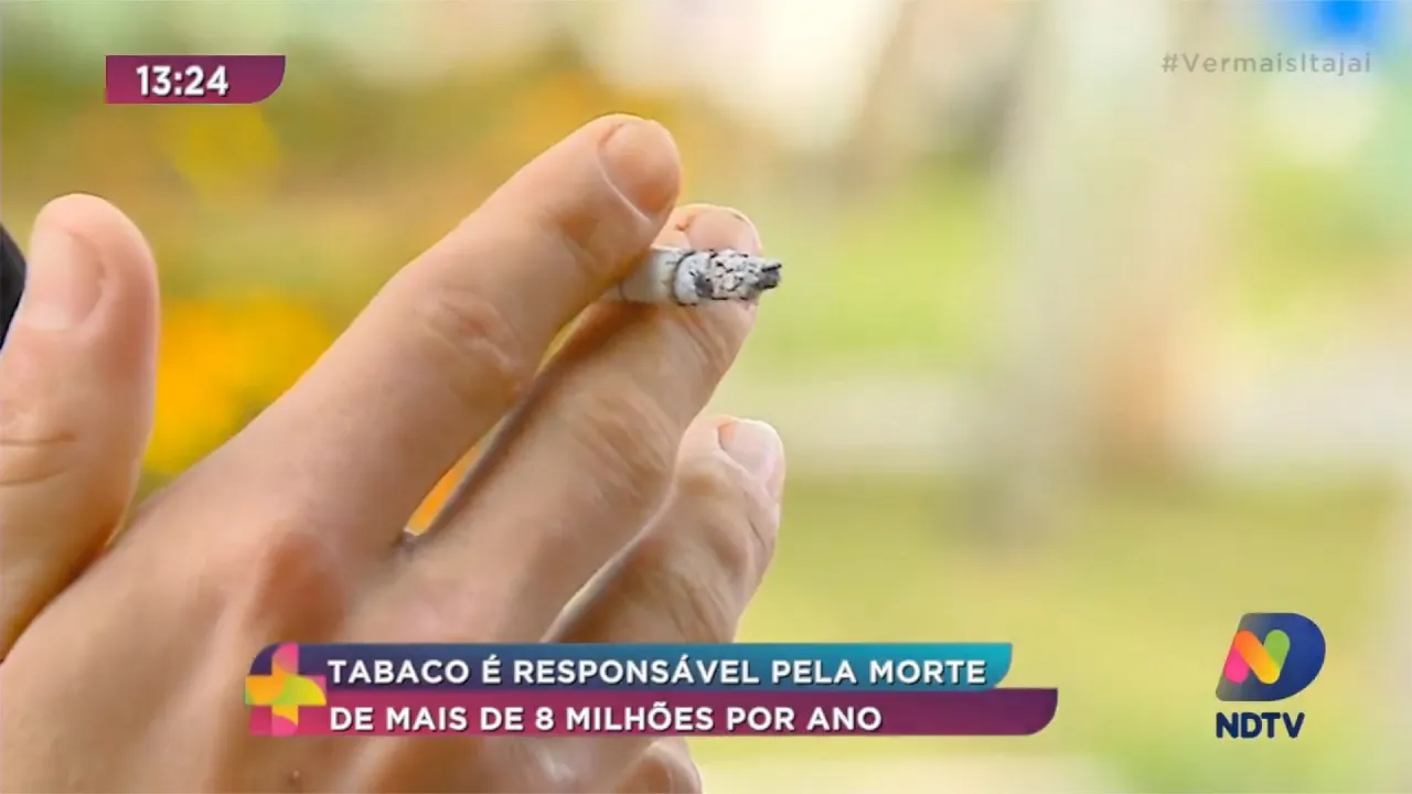 Tabaco é responsável pela morte de mais de 8 milhões de pessoas por ano