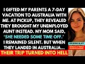 Download Lagu Gifted My Parents A 7-Day Australia Trip, But They Took My Unemployed Aunt Instead; Then I...