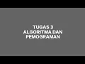 Tugas 3 praktikum Algoritma dan pemograman dengan apk Eclipse
