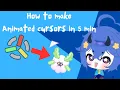 How to make animated cursor in 5 min